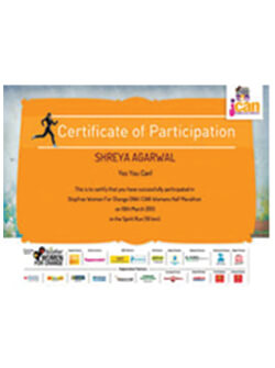 I Can Participation Certificate